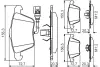 Комплект тормозных колодок, дисковый тормоз BOSCH 0986495261 (фото 1)