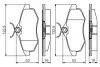 Комплект тормозных колодок, дисковый тормоз BOSCH 0986495268 (фото 1)