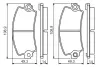 Колодки гальмівні дискові BOSCH 0986495270 (фото 5)