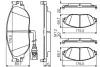 Комплект тормозных колодок, дисковый тормоз BOSCH 0986495350 (фото 7)