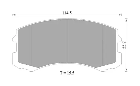 Комплект тормозных колодок, дисковый тормоз BOSCH 0986505082