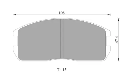 Комплект тормозных колодок, дисковый тормоз BOSCH 0986505335