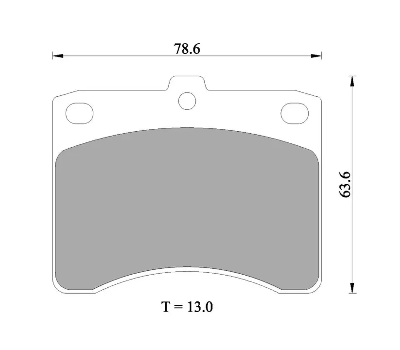 Комплект тормозных колодок, дисковый тормоз BOSCH 0986505358 (фото 1)