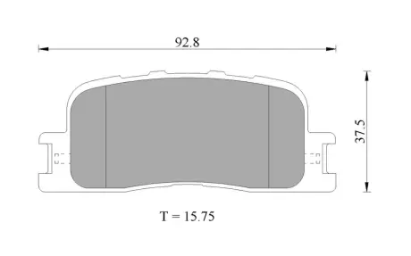 Комплект тормозных колодок, дисковый тормоз BOSCH 0986505403