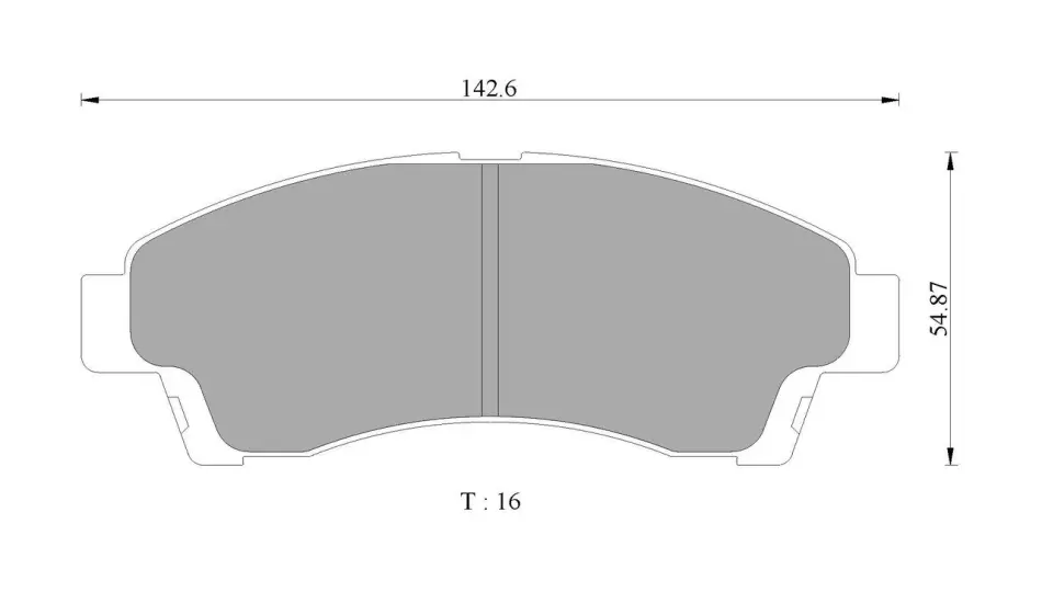 Комплект тормозных колодок, дисковый тормоз BOSCH 0986505663 (фото 1)