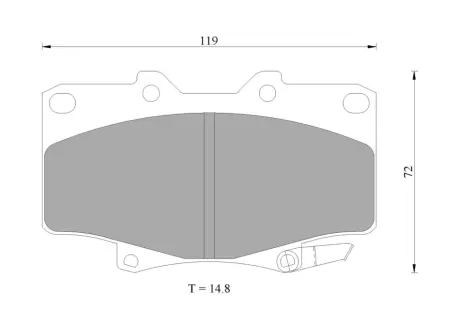 Комплект тормозных колодок, дисковый тормоз BOSCH 0986505904