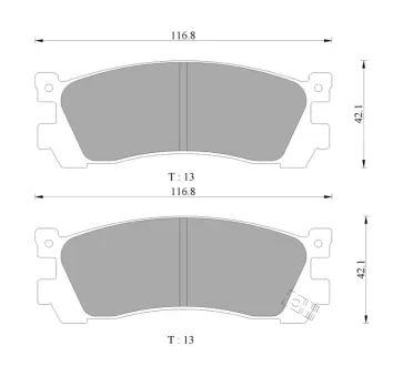 Комплект тормозных колодок, дисковый тормоз BOSCH 0986505944