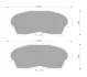 Комплект тормозных колодок, дисковый тормоз BOSCH 0986505962 (фото 1)