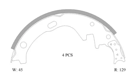 Комплект тормозных колодок BOSCH 0986AB0037