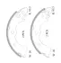 Комплект тормозных колодок BOSCH 0986AB0047 (фото 1)