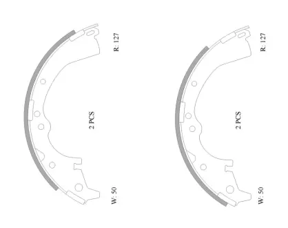 Комплект тормозных колодок BOSCH 0986AB0068