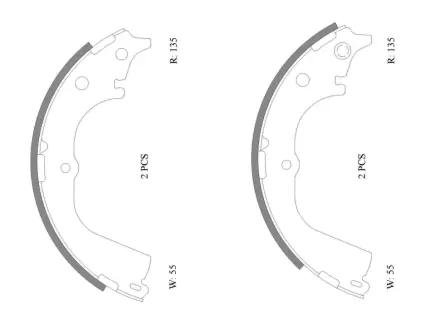 Комплект тормозных колодок BOSCH 0986AB0109