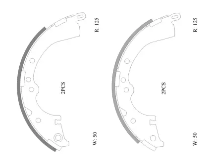 Комплект тормозных колодок BOSCH 0986AB0116
