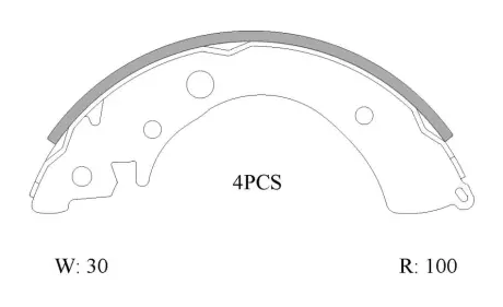 Комплект тормозных колодок BOSCH 0986AB0804