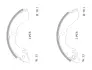 Комплект тормозных колодок BOSCH 0986AB0837 (фото 1)