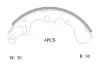 Комплект тормозных колодок BOSCH 0986AB0850 (фото 1)
