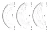Комплект тормозных колодок BOSCH 0986AB0887 (фото 1)