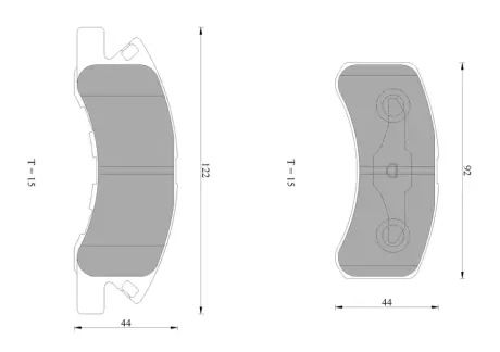 Комплект тормозных колодок, дисковый тормоз BOSCH 0986AB1079