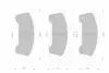 Комплект тормозных колодок, дисковый тормоз BOSCH 0986AB1098 (фото 1)