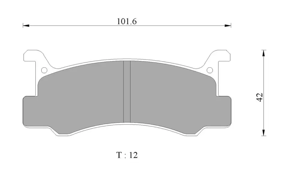 Комплект тормозных колодок, дисковый тормоз BOSCH 0986AB1123 (фото 1)