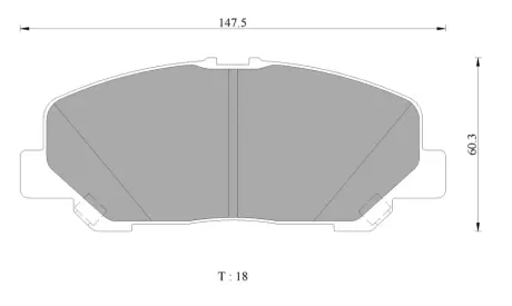 Комплект тормозных колодок, дисковый тормоз BOSCH 0986AB1132