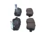 Комплект тормозных колодок, дисковый тормоз BOSCH 0986AB1361 (фото 2)