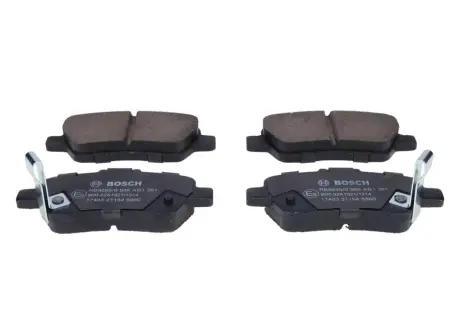 Комплект тормозных колодок, дисковый тормоз BOSCH 0986AB1361