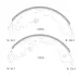 Комплект тормозных колодок BOSCH 0986AB1506 (фото 1)