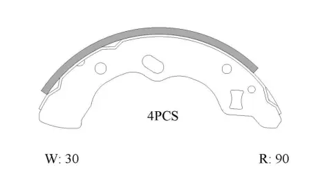 Комплект тормозных колодок BOSCH 0986AB1513