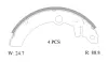 Комплект тормозных колодок BOSCH 0986AB1555 (фото 1)