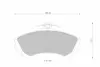 Комплект тормозных колодок, дисковый тормоз BOSCH 0986AB1673 (фото 1)