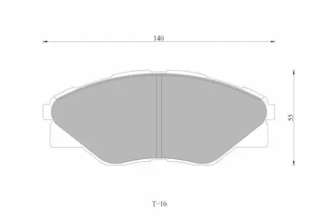 Комплект тормозных колодок, дисковый тормоз BOSCH 0986AB1796
