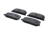 Комплект тормозных колодок, дисковый тормоз BOSCH 0986AB2001 (фото 1)