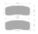 Комплект тормозных колодок, дисковый тормоз BOSCH 0986AB2011 (фото 1)