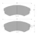Комплект тормозных колодок, дисковый тормоз BOSCH 0986AB2030 (фото 1)