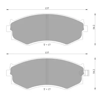 Комплект тормозных колодок, дисковый тормоз BOSCH 0986AB2030