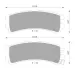 Комплект тормозных колодок, дисковый тормоз BOSCH 0986AB2034 (фото 1)