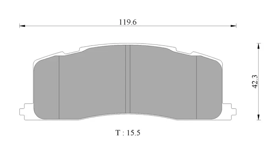 Комплект тормозных колодок, дисковый тормоз BOSCH 0986AB2075 (фото 1)