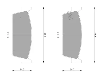 Комплект тормозных колодок, дисковый тормоз BOSCH 0986AB2079