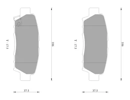 Комплект тормозных колодок, дисковый тормоз BOSCH 0986AB2246