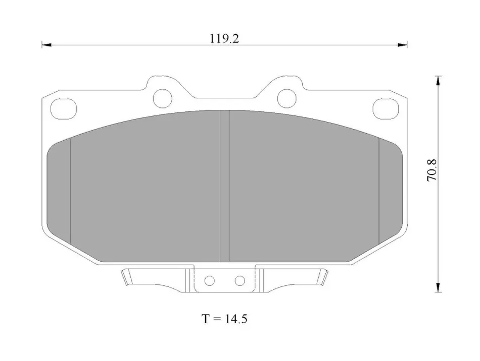 Комплект тормозных колодок, дисковый тормоз BOSCH 0986AB2280 (фото 1)
