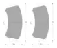 Комплект тормозных колодок, дисковый тормоз BOSCH 0986AB2296 (фото 1)