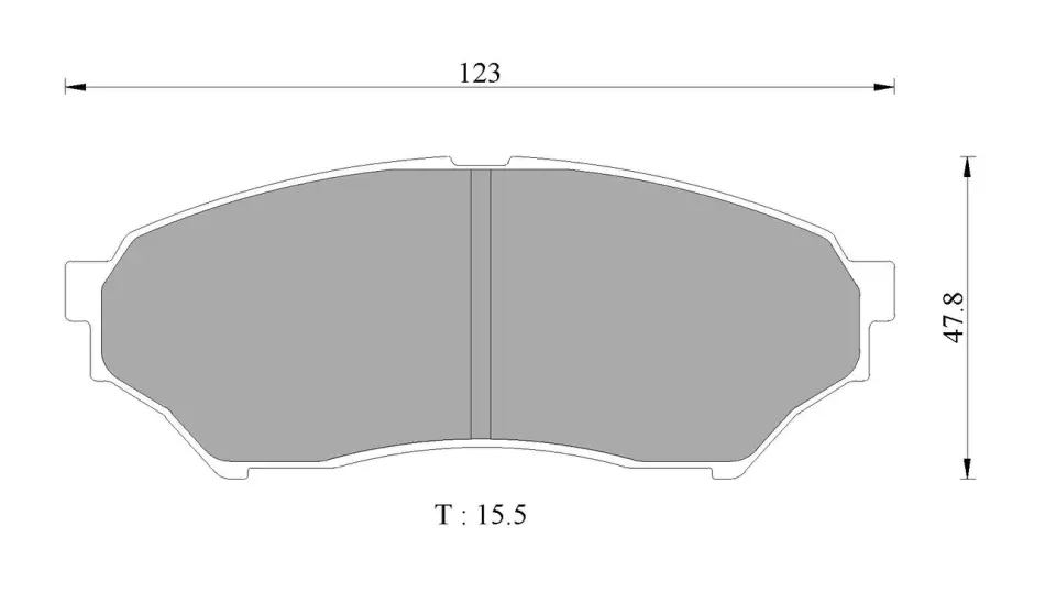 Комплект тормозных колодок, дисковый тормоз BOSCH 0986AB2352 (фото 1)