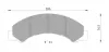 Комплект тормозных колодок, дисковый тормоз BOSCH 0986AB2356 (фото 1)