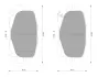 Комплект тормозных колодок, дисковый тормоз BOSCH 0986AB2360 (фото 1)