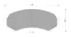 Комплект тормозных колодок, дисковый тормоз BOSCH 0986AB2378 (фото 1)