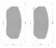 Комплект тормозных колодок, дисковый тормоз BOSCH 0986AB2384 (фото 1)