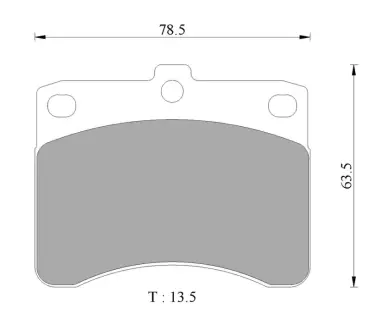 Комплект тормозных колодок, дисковый тормоз BOSCH 0986AB2435