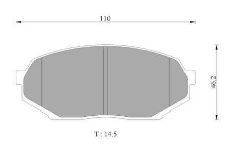 Комплект тормозных колодок, дисковый тормоз BOSCH 0986AB2438