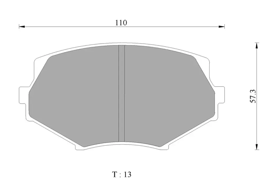 Комплект тормозных колодок, дисковый тормоз BOSCH 0986AB2454 (фото 1)